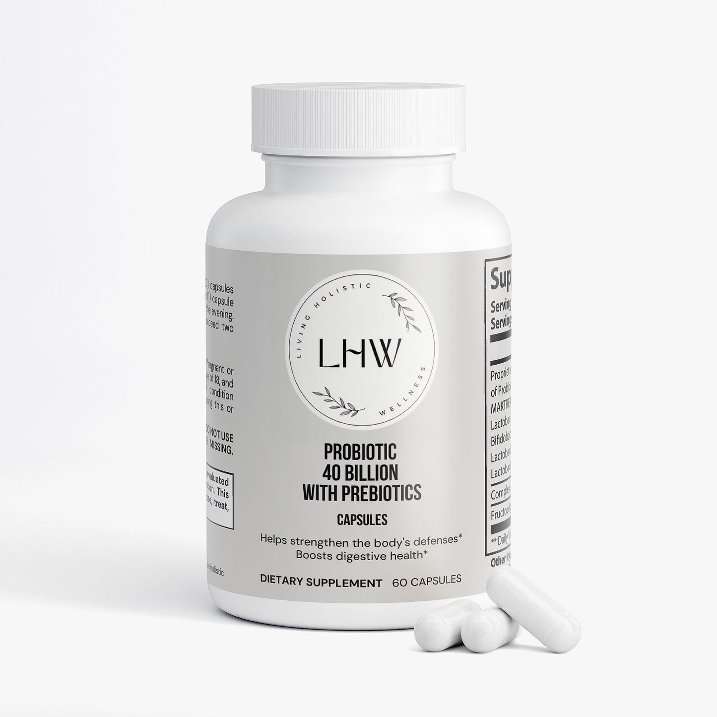 Probiotic 40 Billion with Prebiotics