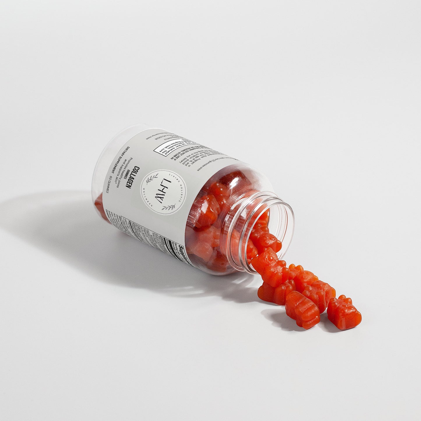 Wellness Collagen Gummies l Biotin 2500mcg l The Hair Skin and Nails Vitamin l 60 Count