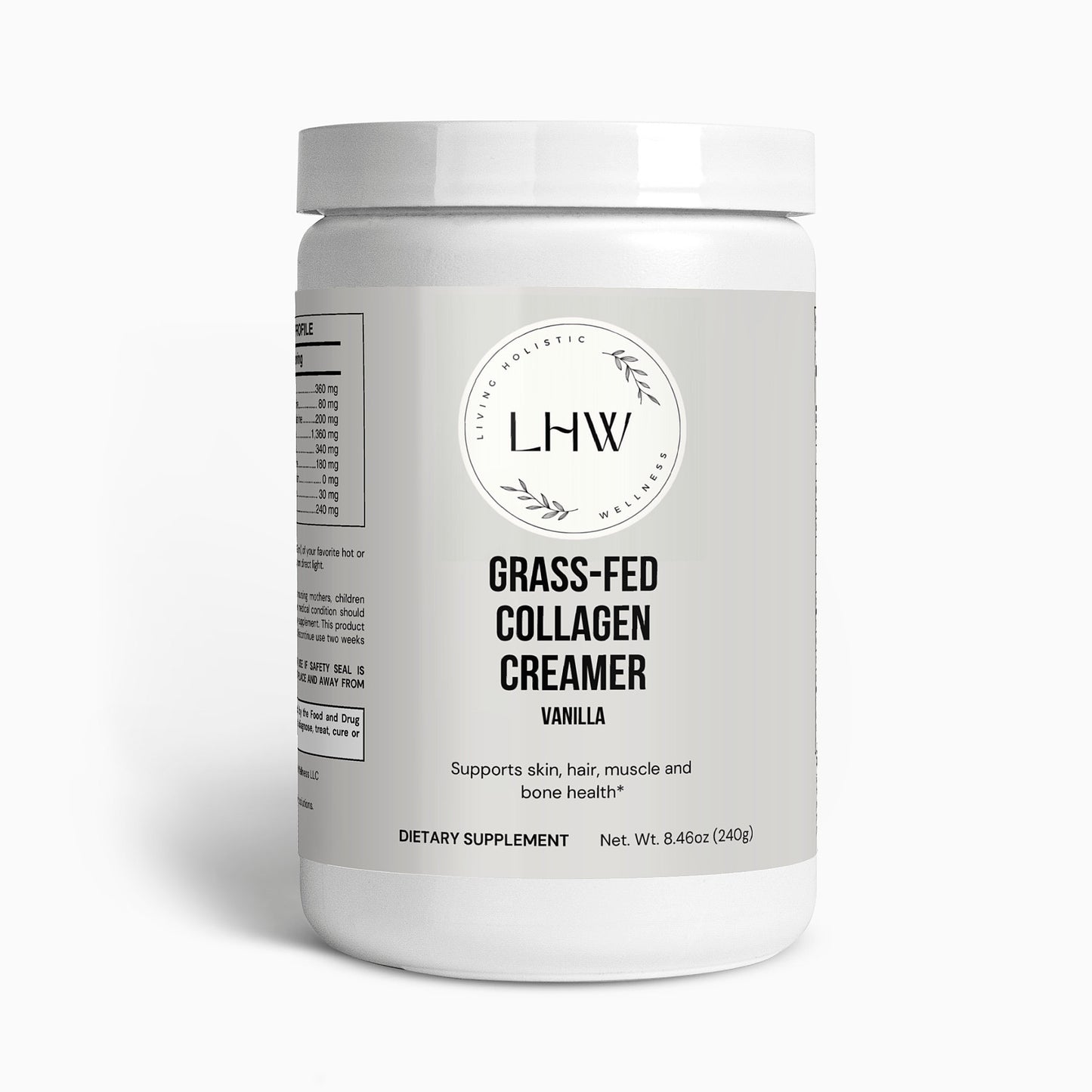 Grass-Fed Collagen Creamer (Vanilla)
